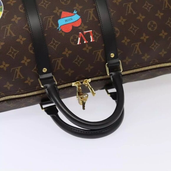 LOUIS VUITTON Monogram My LV Sticker Keepall Bandouliere 50 Bag - Picture 9 of 16